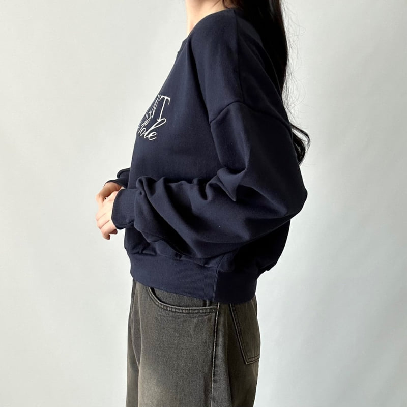 Monu Crop Sweatshirt by Pastel Deer for Women - view 3