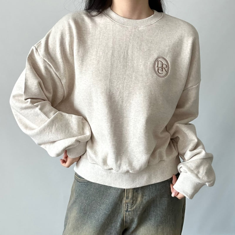 Pastel Deer - Korean Women Fashion - #restrostyle - Logo Crop Sweatshirt - 6