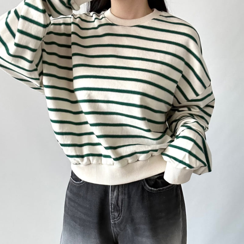 Multi Stripe Sweatshirt by Pastel Deer for Women - view 5