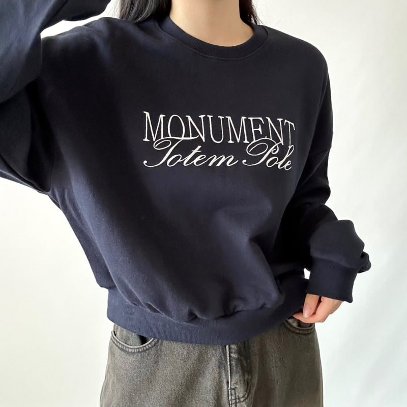 Monu Crop Sweatshirt by Pastel Deer for Women - view 4