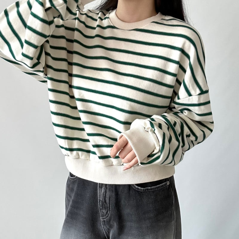 Multi Stripe Sweatshirt by Pastel Deer for Women - view 6