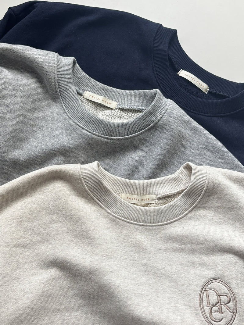 Pastel Deer - Korean Women Fashion - #shopsmall - Logo Crop Sweatshirt - 8