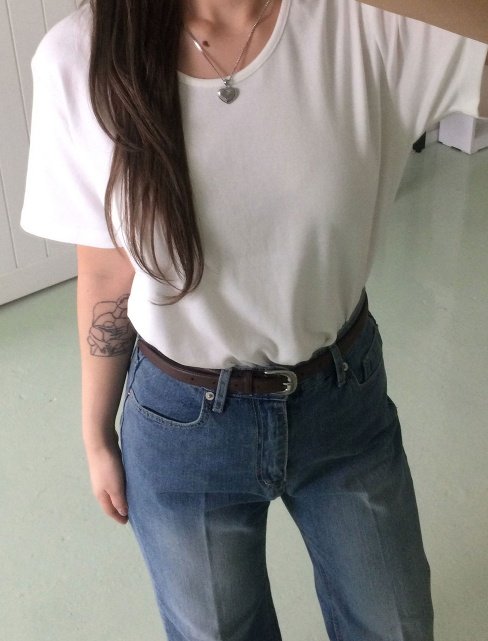 Pastel Deer - Korean Women Fashion - #vintagekidsstyle - Modal U-neck Short Sleeve Tee - 2