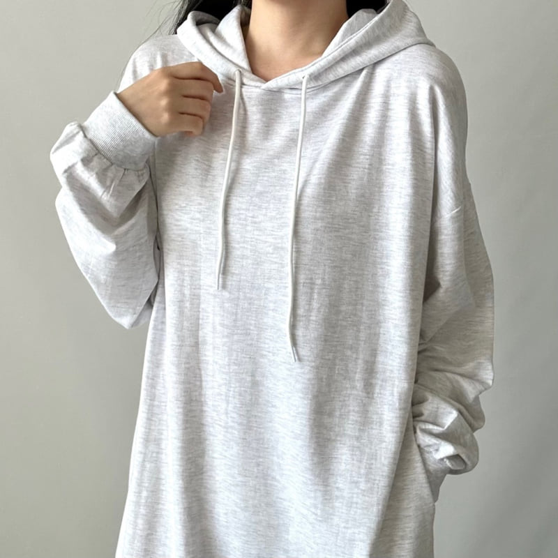 Pastel Deer - Korean Women Fashion - #vintagekidsstyle - Basic Slit Hoodie One-piece