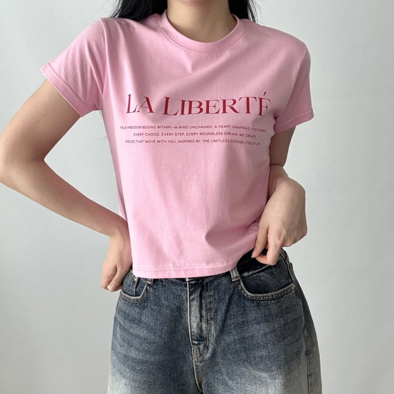 Pastel Deer - Korean Women Fashion - #womensfashion - Rivee Modal Crop Short Sleeve Tee - 2
