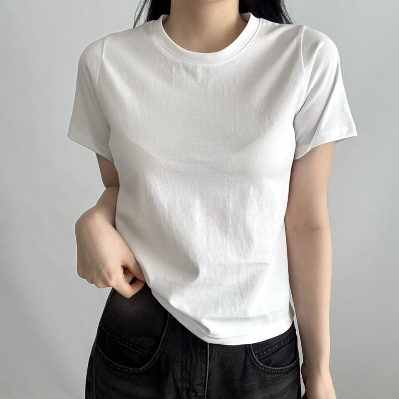 Pastel Deer - Korean Women Fashion - #womensfashion - Soft Classic Short Sleeve Tee - 3