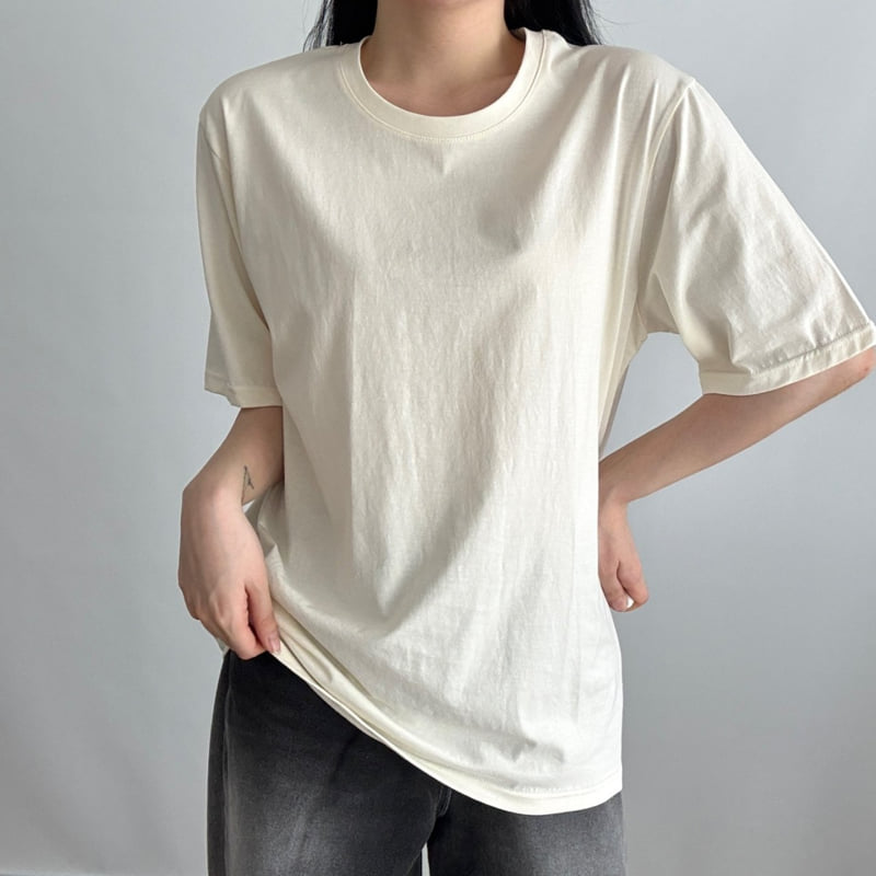 Pastel Deer - Korean Women Fashion - #womensfashion - Soft Classic Short Sleeve Tee - 5