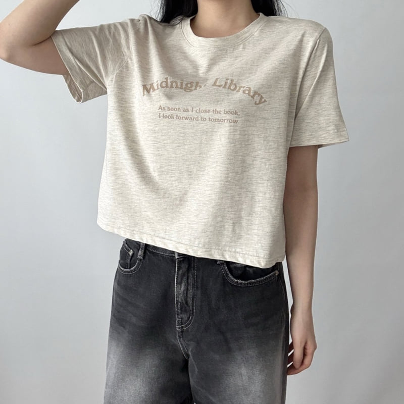 Pastel Deer - Korean Women Fashion - #momslook - Midnight Short Sleeve Tee - 4