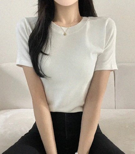 Pastel Deer - Korean Women Fashion - #womensfashion - Pudding Short Sleeve Tee - 2
