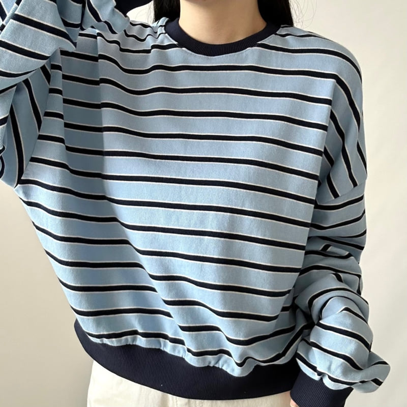 Multi Stripe Sweatshirt by Pastel Deer for Women - view 1