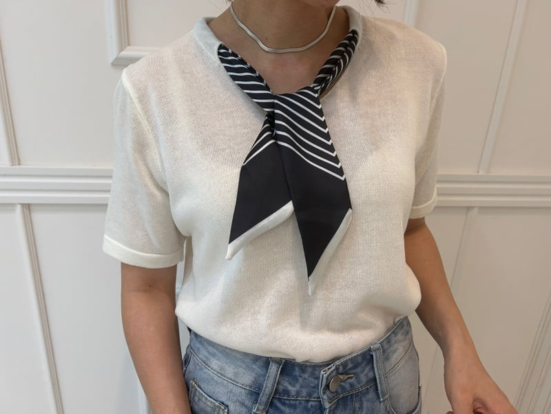 Pearls room - Korean Women Fashion - #womensfashion - Scarf Knit - 4