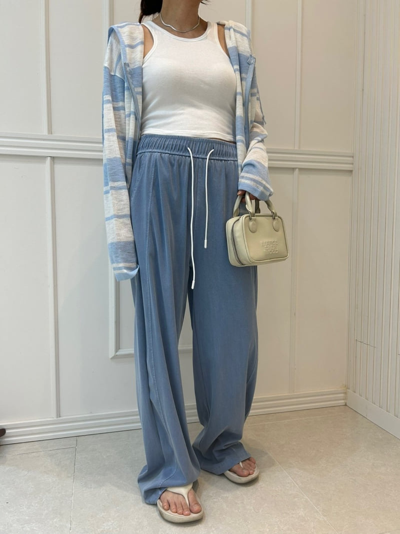 Pearls room - Korean Women Fashion - #momslook - Pigment Slacks - 3