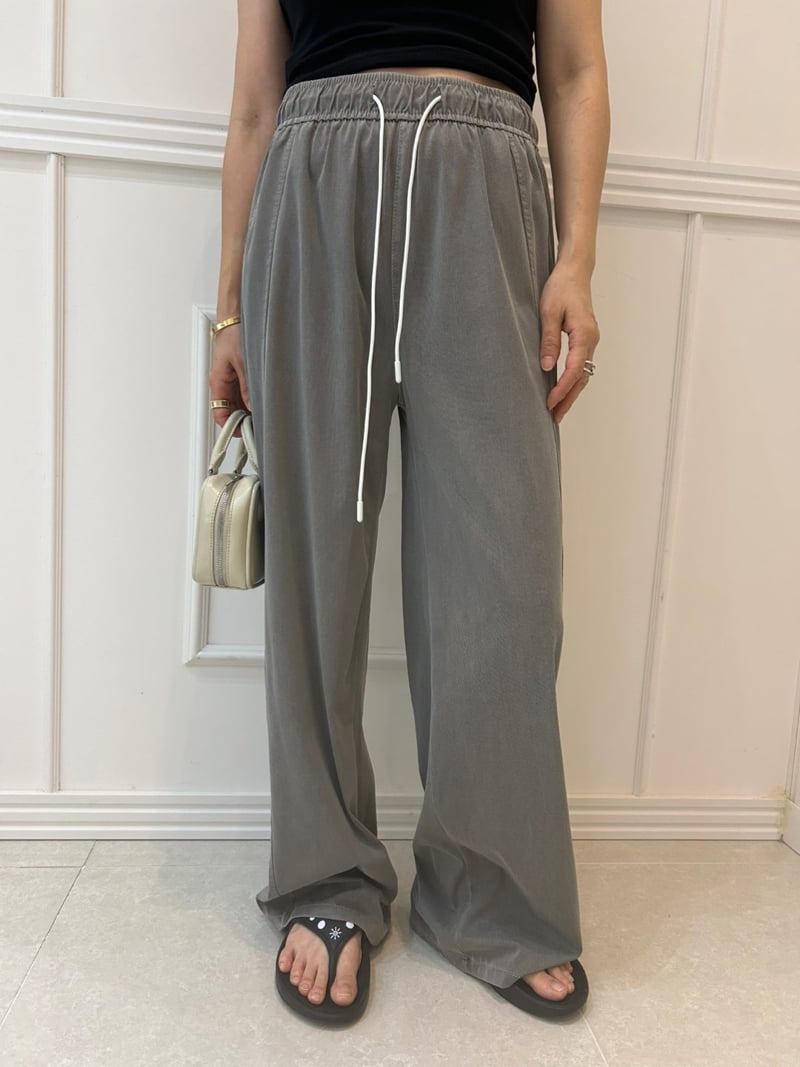 Pearls room - Korean Women Fashion - #momslook - Pigment Slacks - 5
