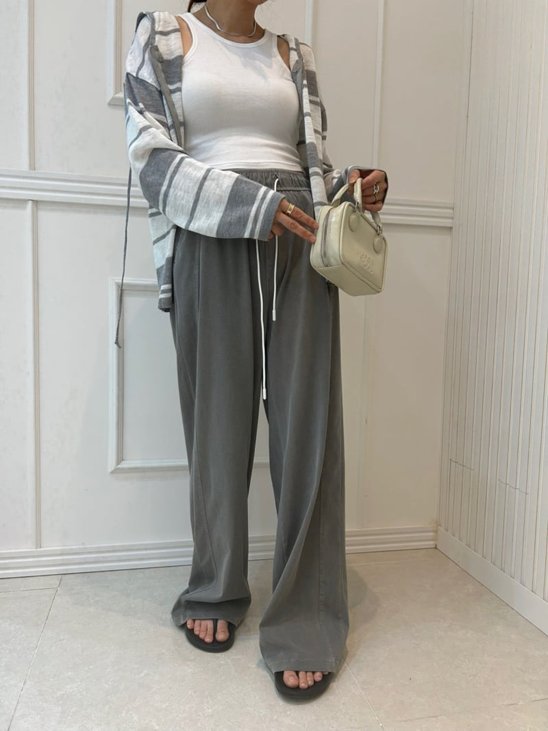 Pearls room - Korean Women Fashion - #momslook - Pigment Slacks - 9