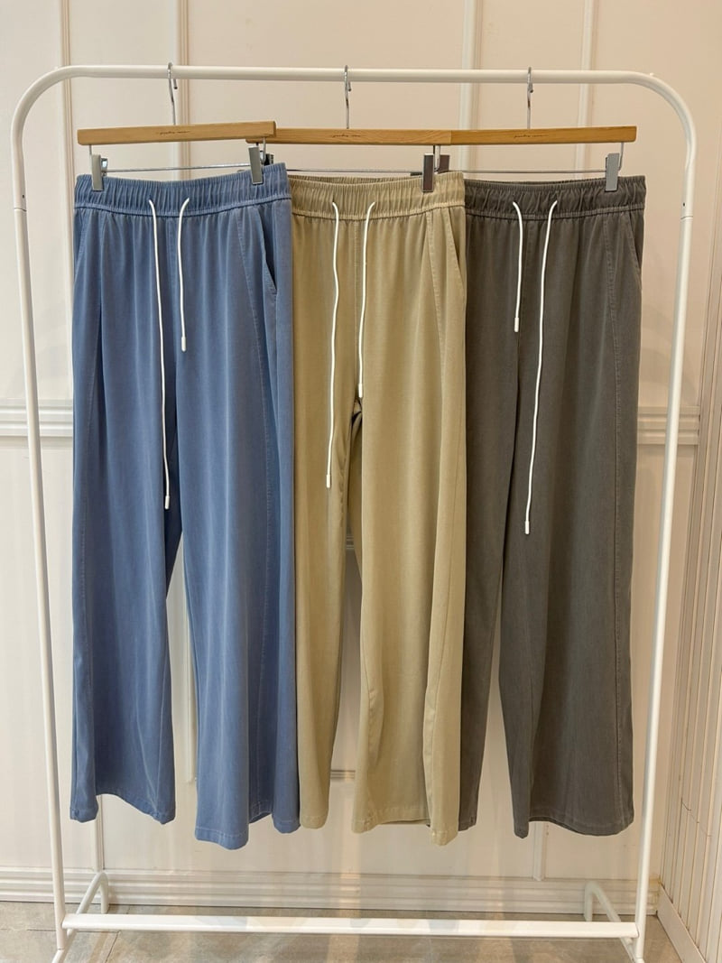 Pearls room - Korean Women Fashion - #womensfashion - Pigment Slacks - 12