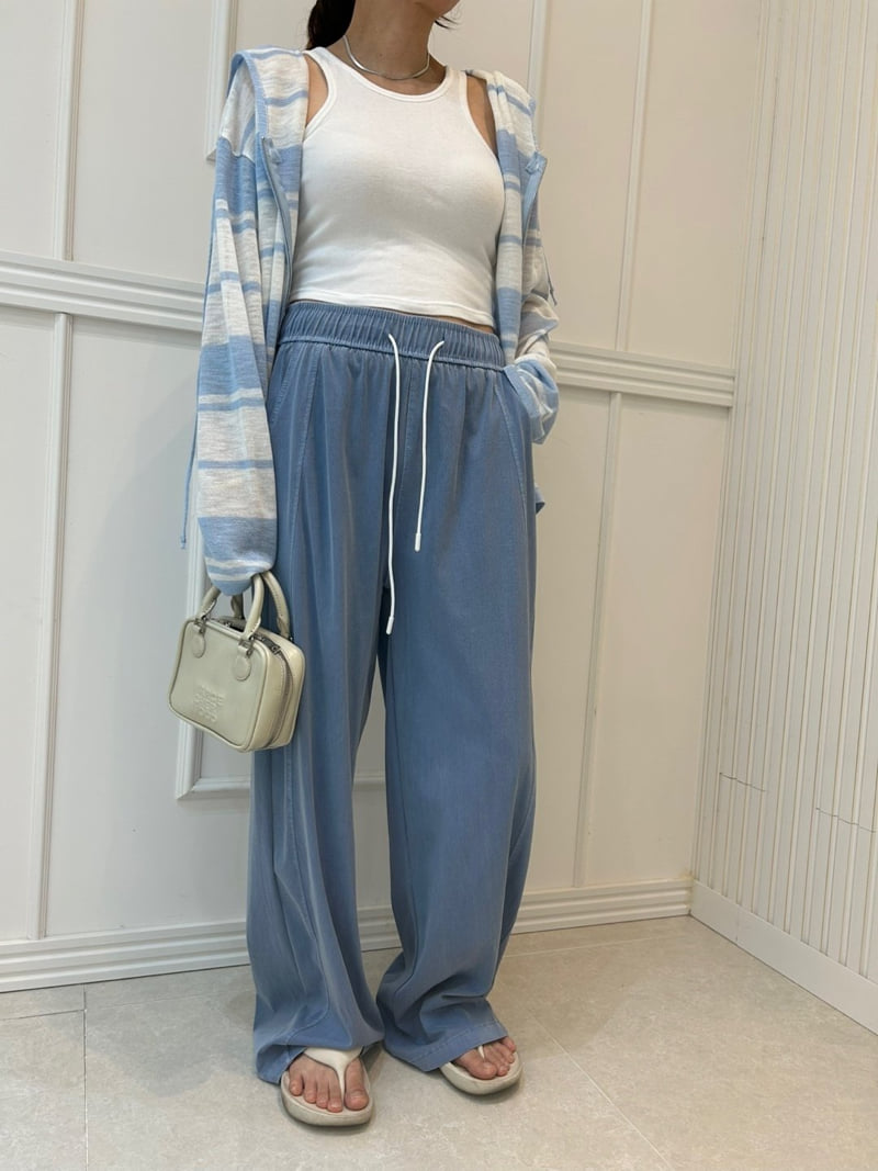 Pearls room - Korean Women Fashion - #momslook - Pigment Slacks - 4