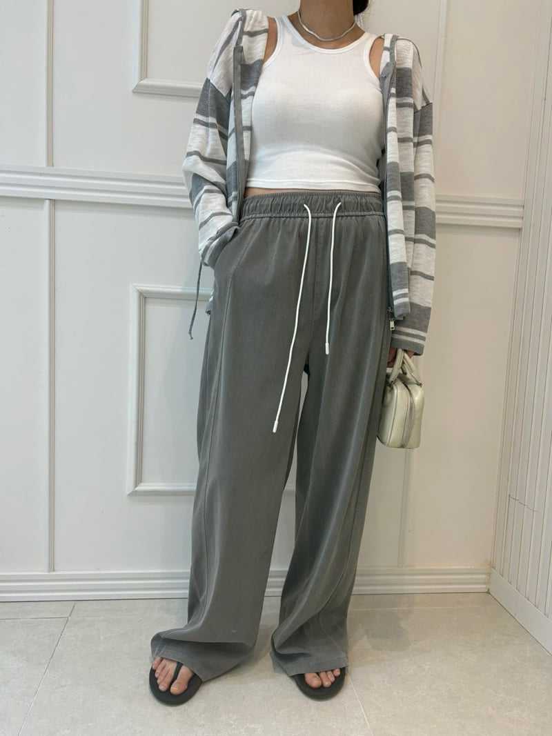 Pearls room - Korean Women Fashion - #womensfashion - Pigment Slacks - 8