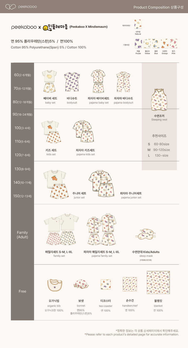 Peekaboo - Korean Children Fashion - #stylishchildhood - Dandelion Pajama Junior Set - 7