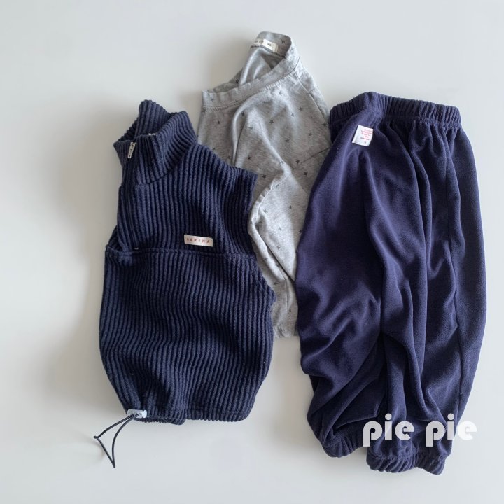Pie - Korean Children Fashion - #Kfashion4kids - Mayo Ribbed Vest - 6