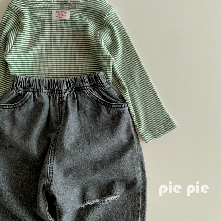 Pie - Korean Children Fashion - #childofig - Torn Jeans - 9