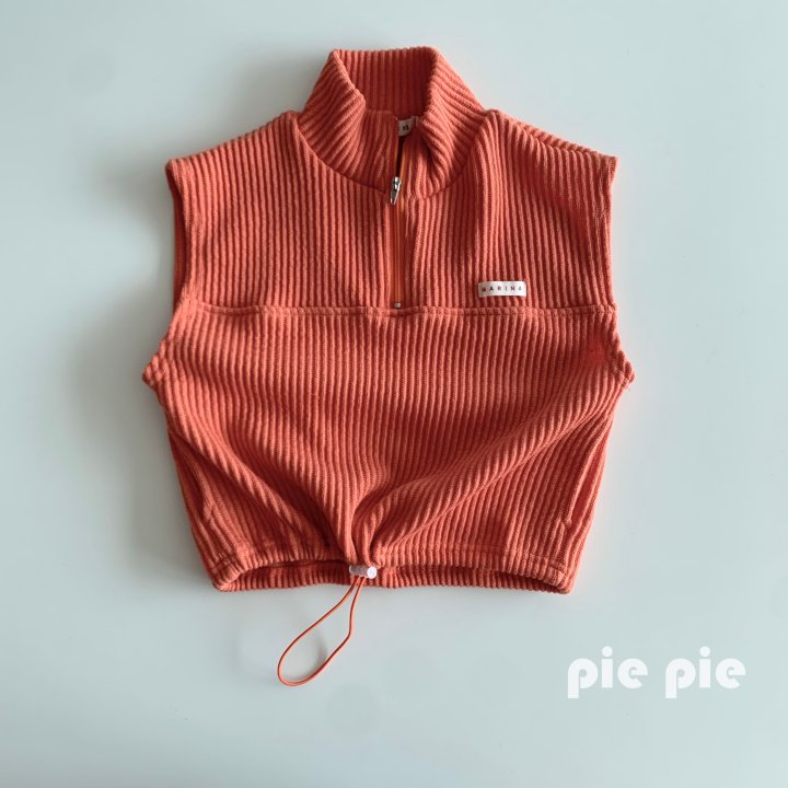 Pie - Korean Children Fashion - #childofig - Mayo Ribbed Vest - 12