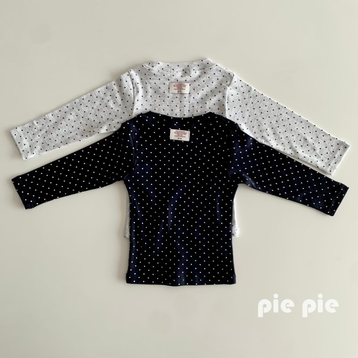 Pie - Korean Children Fashion - #childofig - Dot Tight Tee