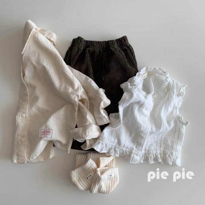 Pie - Korean Children Fashion - #designkidswear - Corduroy Bermuda Pants - 10