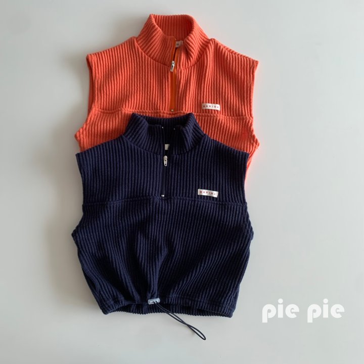 Pie - Korean Children Fashion - #discoveringself - Mayo Ribbed Vest