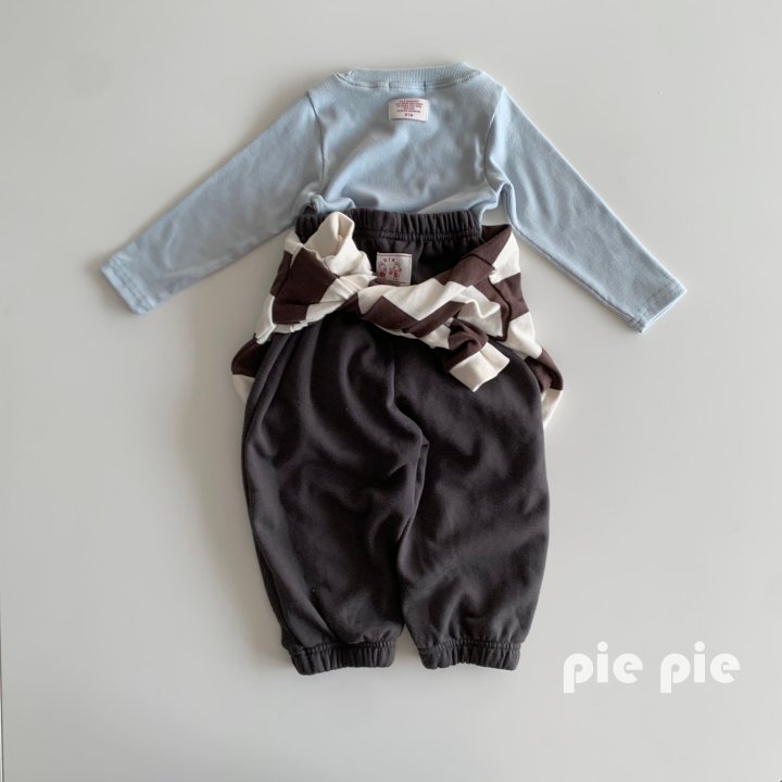 Pie - Korean Children Fashion - #fashionkids - Mimi Ribbed Tee - 3