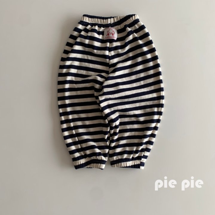 Pie - Korean Children Fashion - #kidsstore - Cozy Stripe Jogger Pants - 9