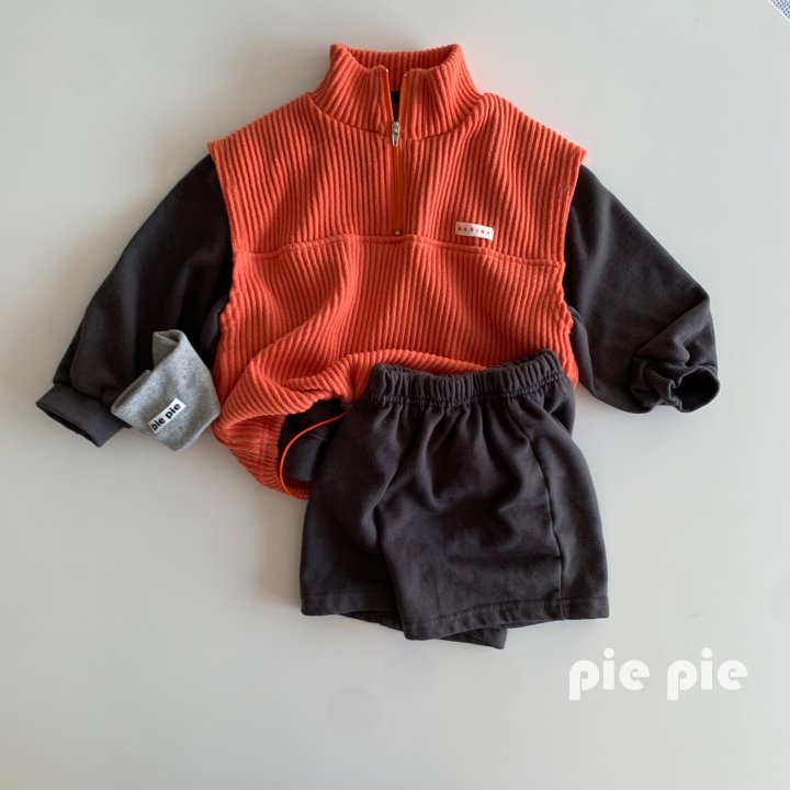 Pie - Korean Children Fashion - #kidzfashiontrend - Mayo Ribbed Vest - 5