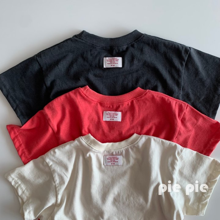 Pie - Korean Children Fashion - #kidzfashiontrend - Pie Pigment Short-sleeve Tee - 10