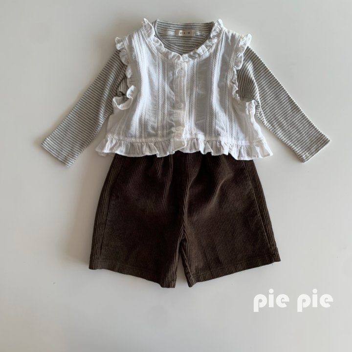 Pie - Korean Children Fashion - #kidzfashiontrend - Danaa Frill Vest - 7