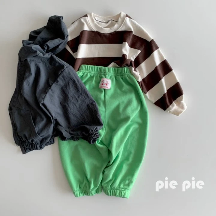 Pie - Korean Children Fashion - #littlefashionista - Pie Stripe Jogger Pants - 7
