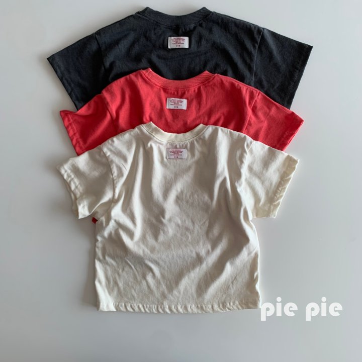 Pie - Korean Children Fashion - #prettylittlegirls - Pie Pigment Short-sleeve Tee