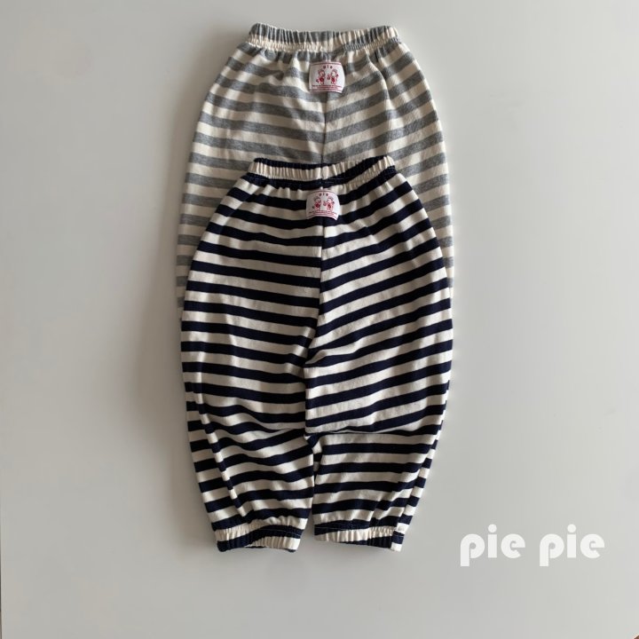 Pie - Korean Children Fashion - #toddlerclothing - Cozy Stripe Jogger Pants
