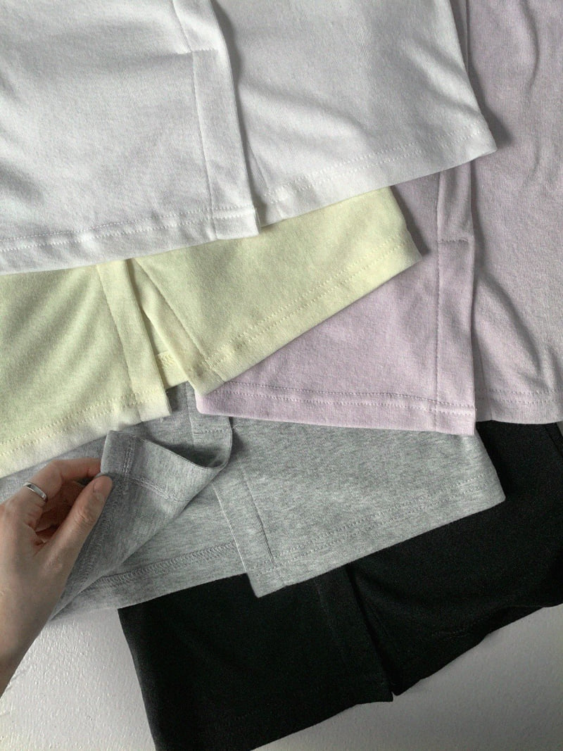 Queensmade - Korean Women Fashion - #momslook - Banana Off-Shoulder Tee - 11