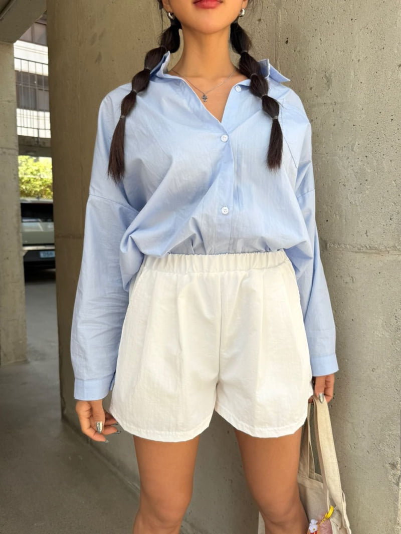 Queensmade - Korean Women Fashion - #momslook - Two Pintuck Shorts - 11