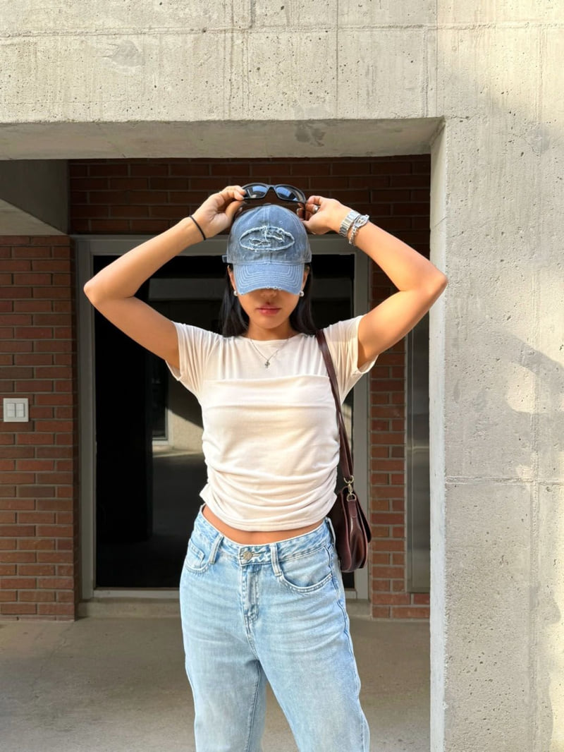 Queensmade - Korean Women Fashion - #momslook - Fold Shirring Tee - 9