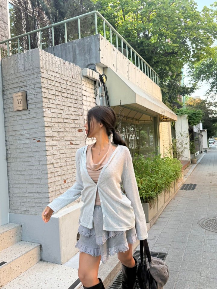Queensmade - Korean Women Fashion - #momslook - Nature Cardigan - 2