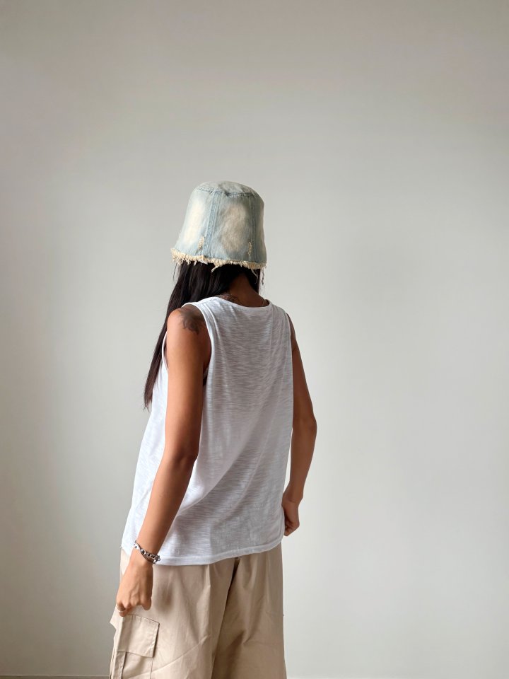 Queensmade - Korean Women Fashion - #momslook - Beach Box Sleeveless - 10