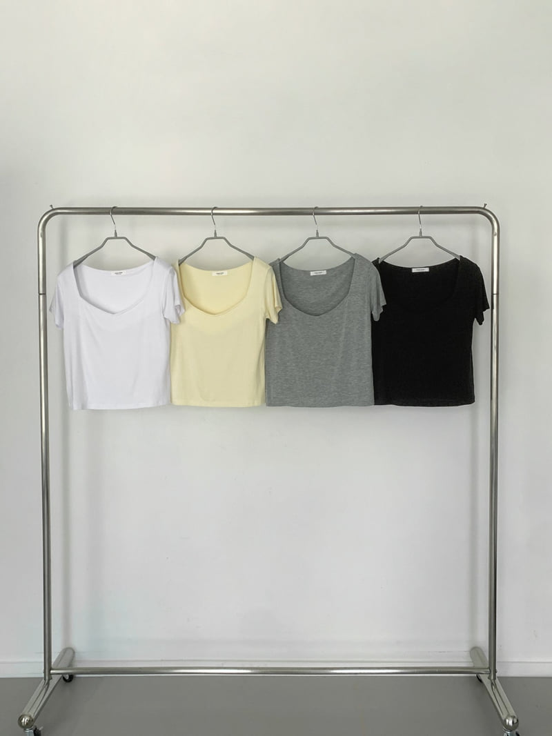 Queensmade - Korean Women Fashion - #pursuepretty - Ringo Short Sleeve Tee - 12