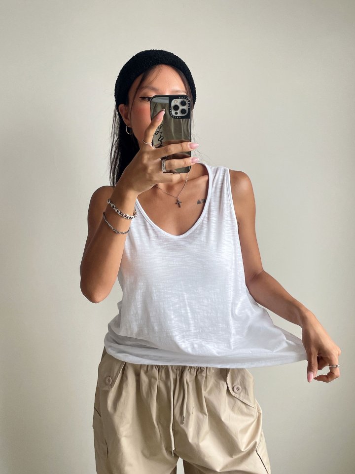 Queensmade - Korean Women Fashion - #pursuepretty - Beach Box Sleeveless - 2