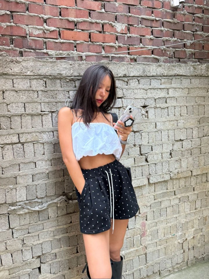 Queensmade - Korean Women Fashion - #romanticstyle - Dot Pintuck Shorts - 6
