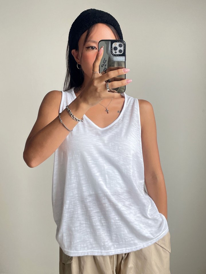 Queensmade - Korean Women Fashion - #thatsdarling - Beach Box Sleeveless - 6