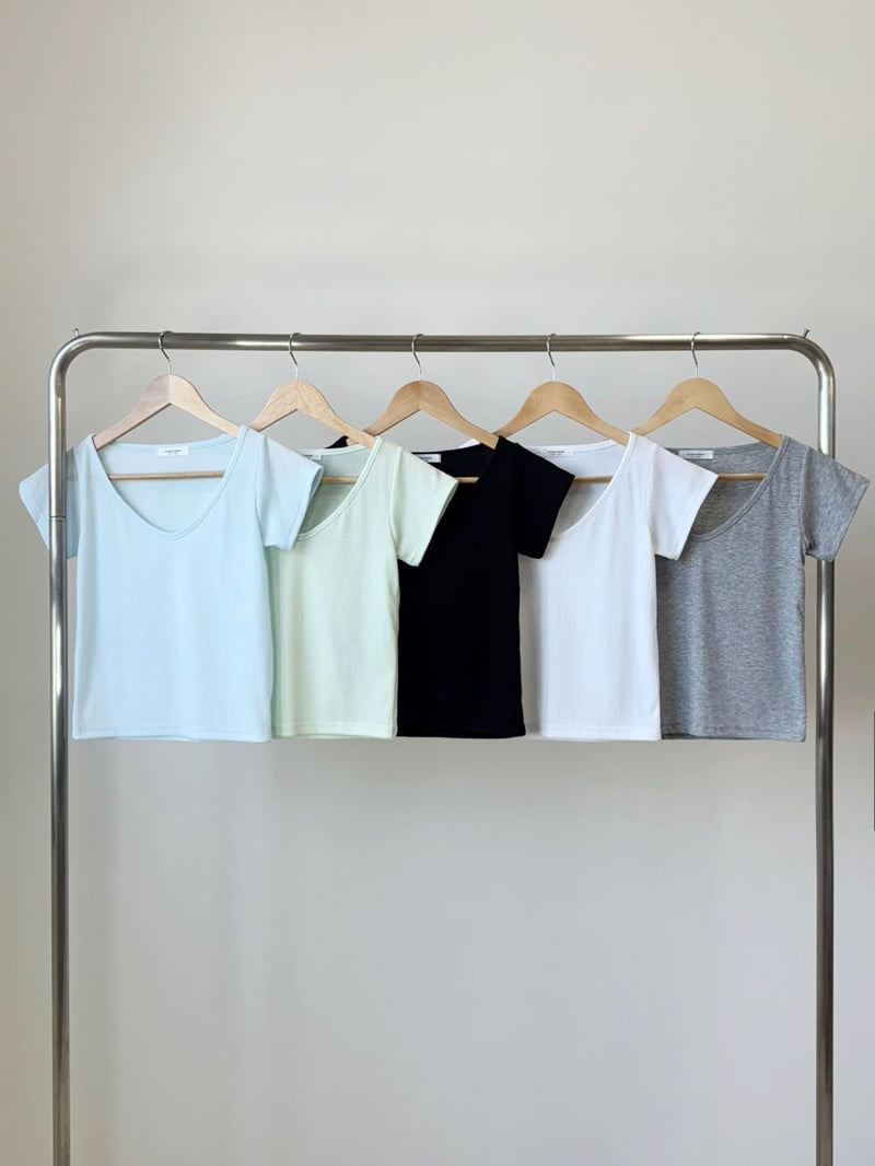 Queensmade - Korean Women Fashion - #thelittlethings - Day U-neck Tee - 12