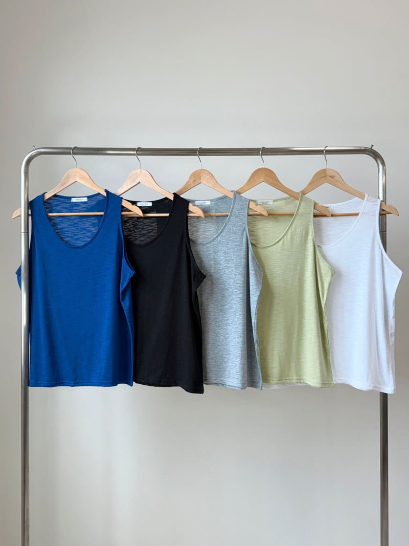 Queensmade - Korean Women Fashion - #vintagekidsstyle - Beach Box Sleeveless