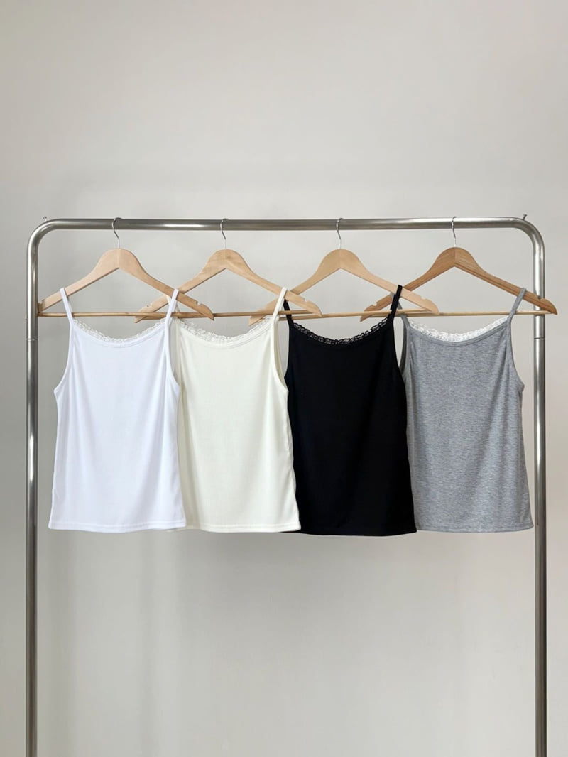 Queensmade - Korean Women Fashion - #womensfashion - Lace Sleeveless - 12