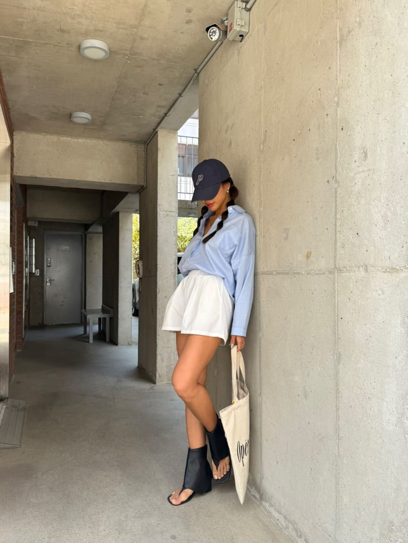 Queensmade - Korean Women Fashion - #momslook - Two Pintuck Shorts - 4