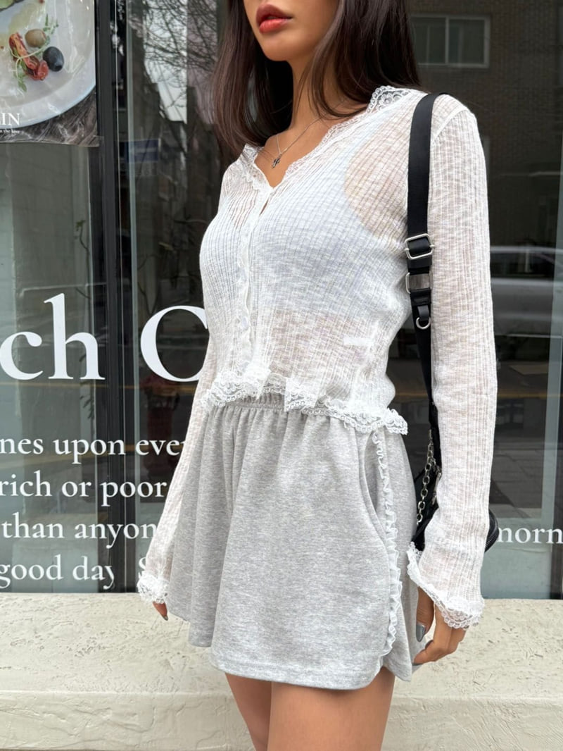 Queensmade - Korean Women Fashion - #womensfashion - Lace Shorts - 11